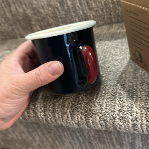 United By Blue Enamel Steel Mug Candle ‘mountains are calling’ camping - Picture 8 of 11
